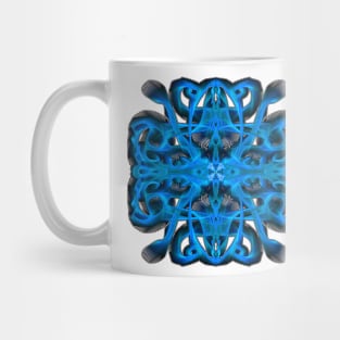 Flowering Blue Feathers Mug